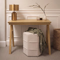 Sabina 100cm Rectangular Desk - Whitewash Oak