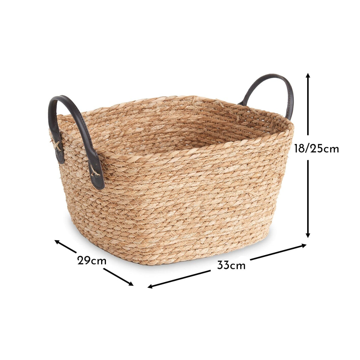 Shaldon Rectangular Basket - Natural