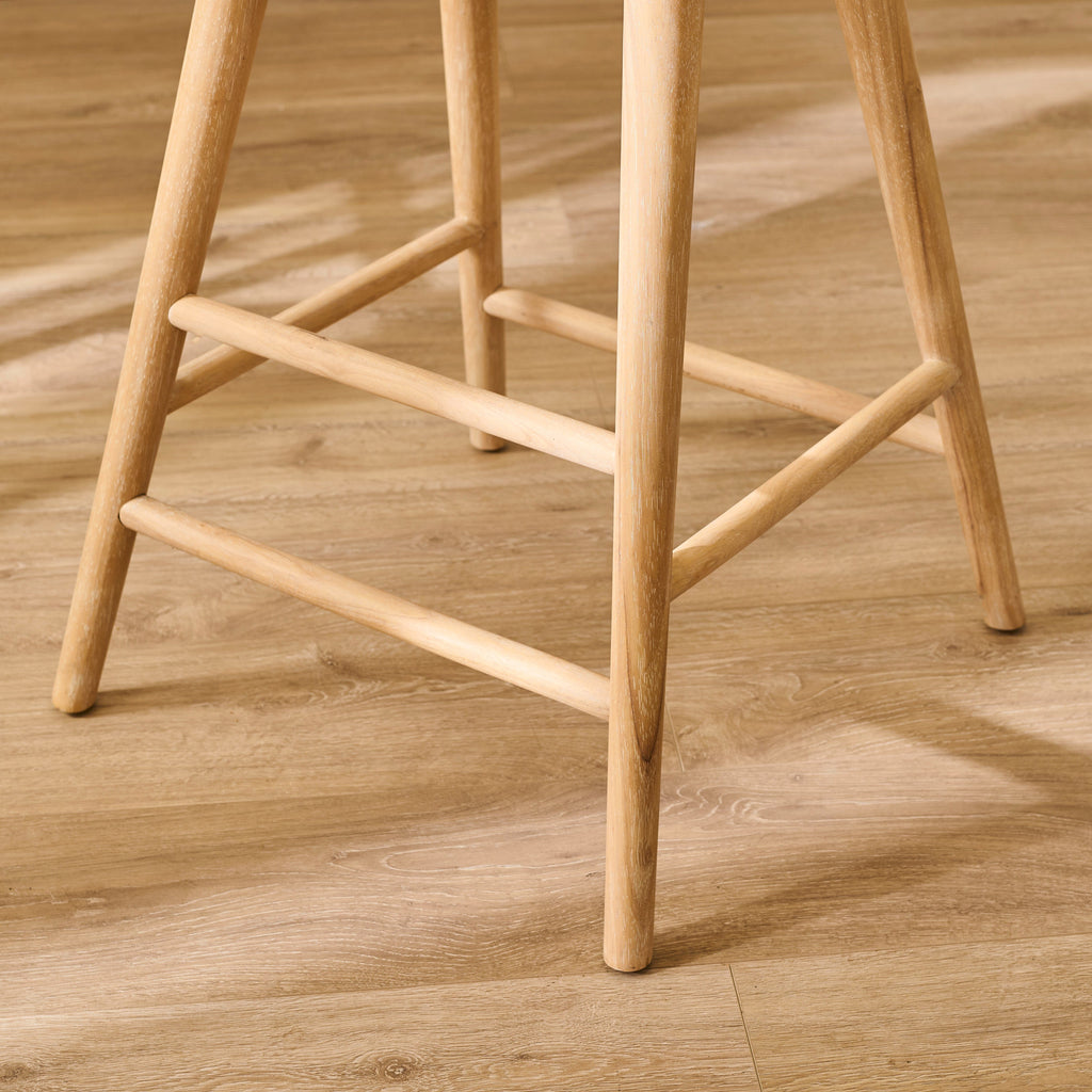 Outlet - Silvester Whitewash Bar Stool
