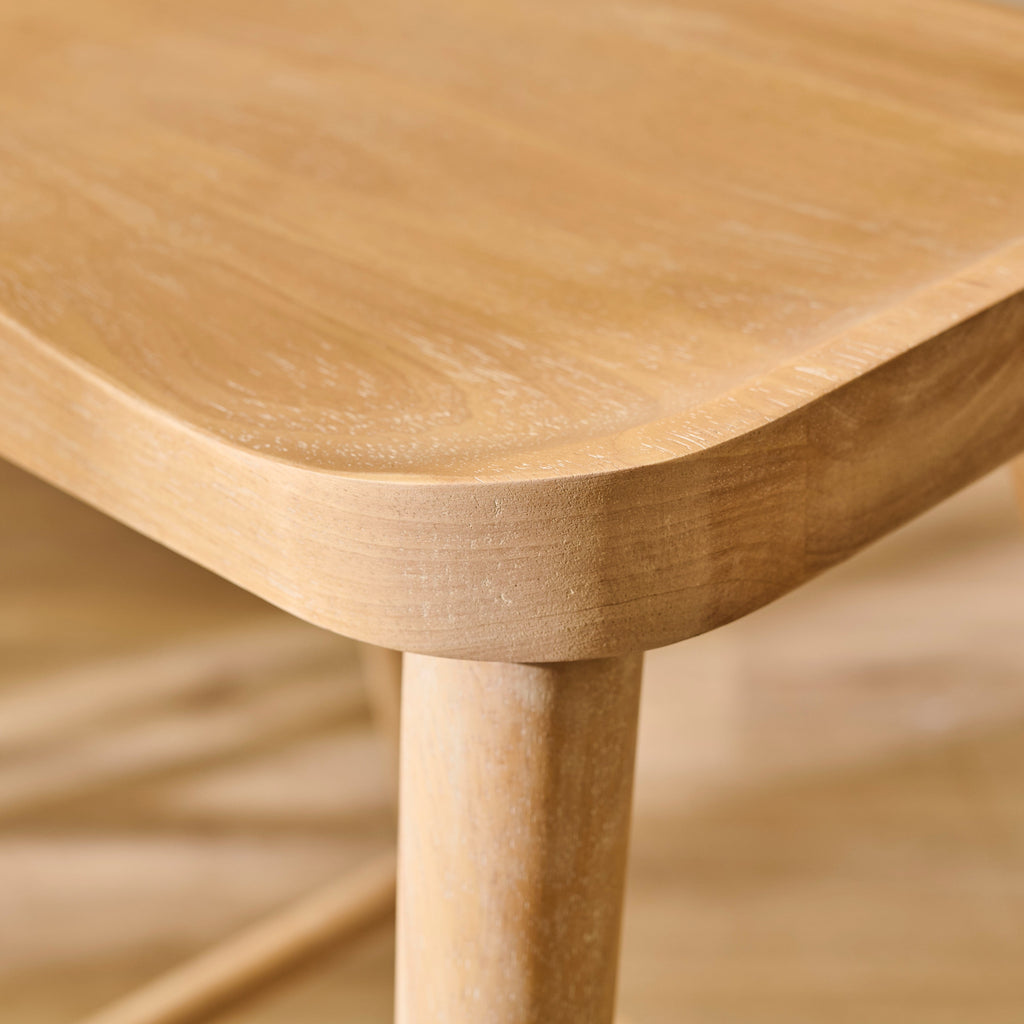 Outlet - Silvester Whitewash Bar Stool