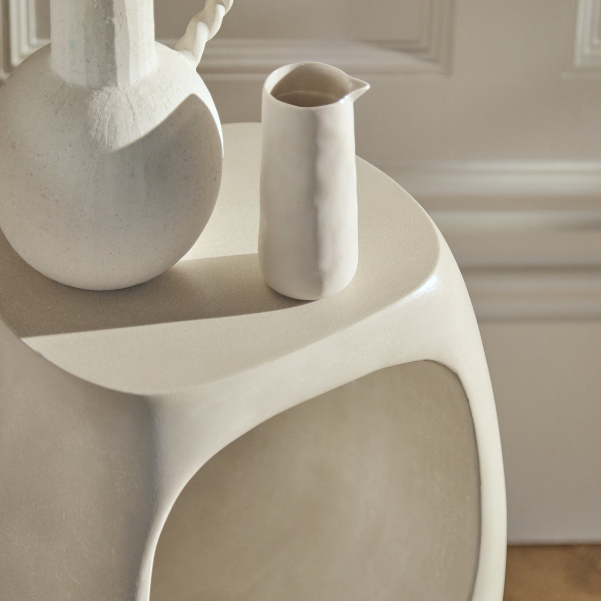 Sohan 32cm Side Table - Sand Concrete