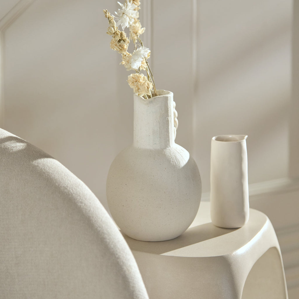 Sohan 32cm Side Table - Sand Concrete