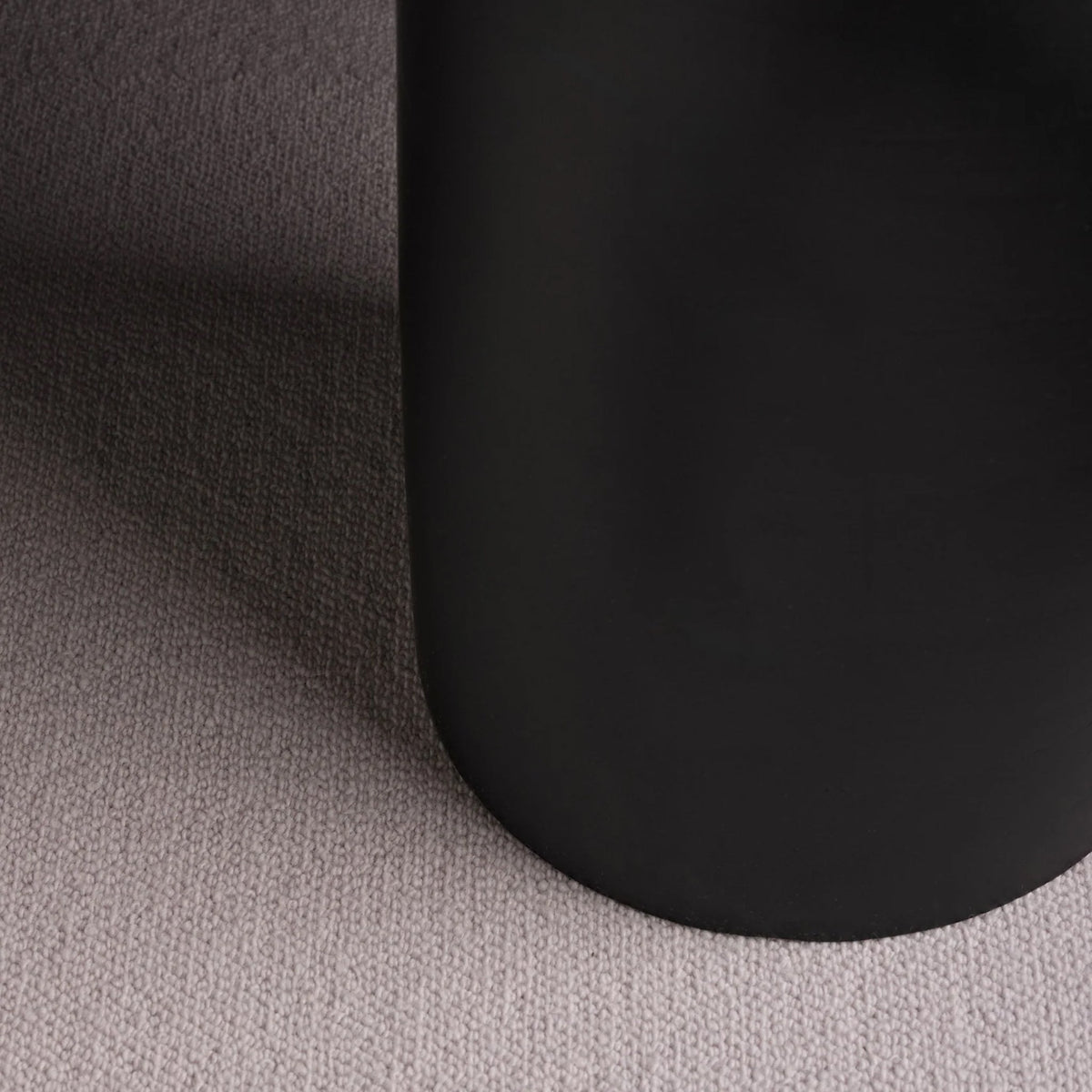 Sorrell 45cm Round Side Table - Jet Black Mango Wood & Lady Grey Marble