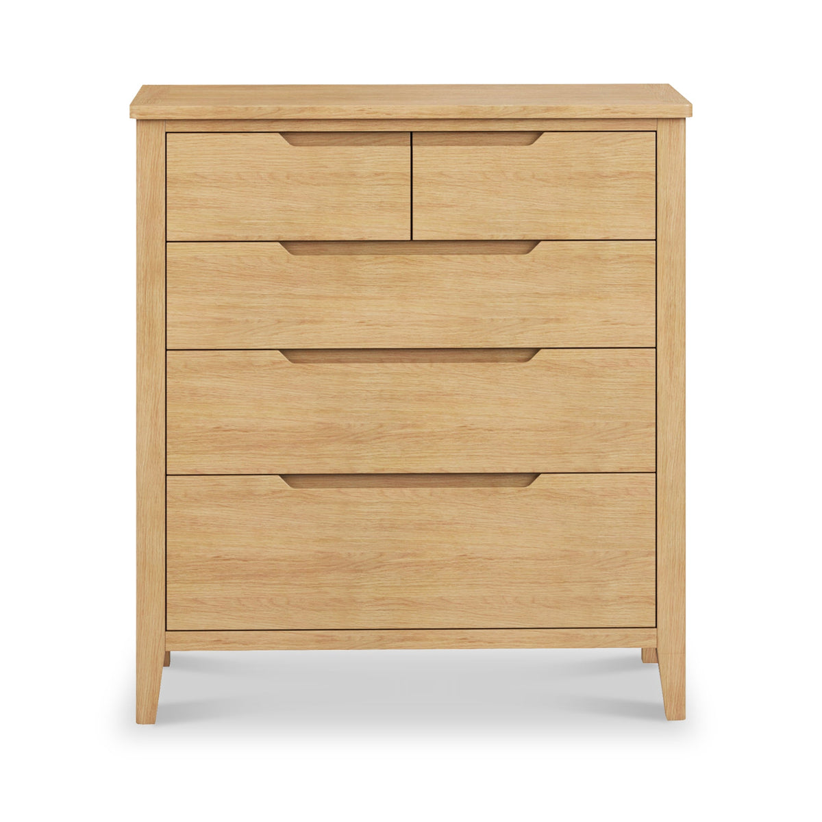 Camdale Oak 2 over 3 Drawer Chest