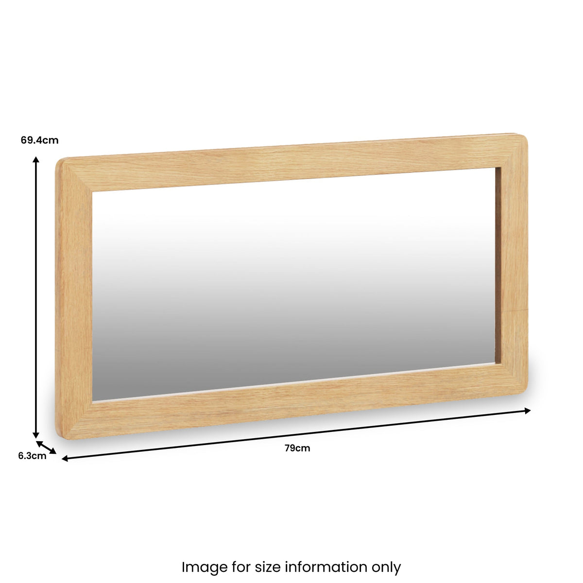Camdale Oak Dressing Table Mirror