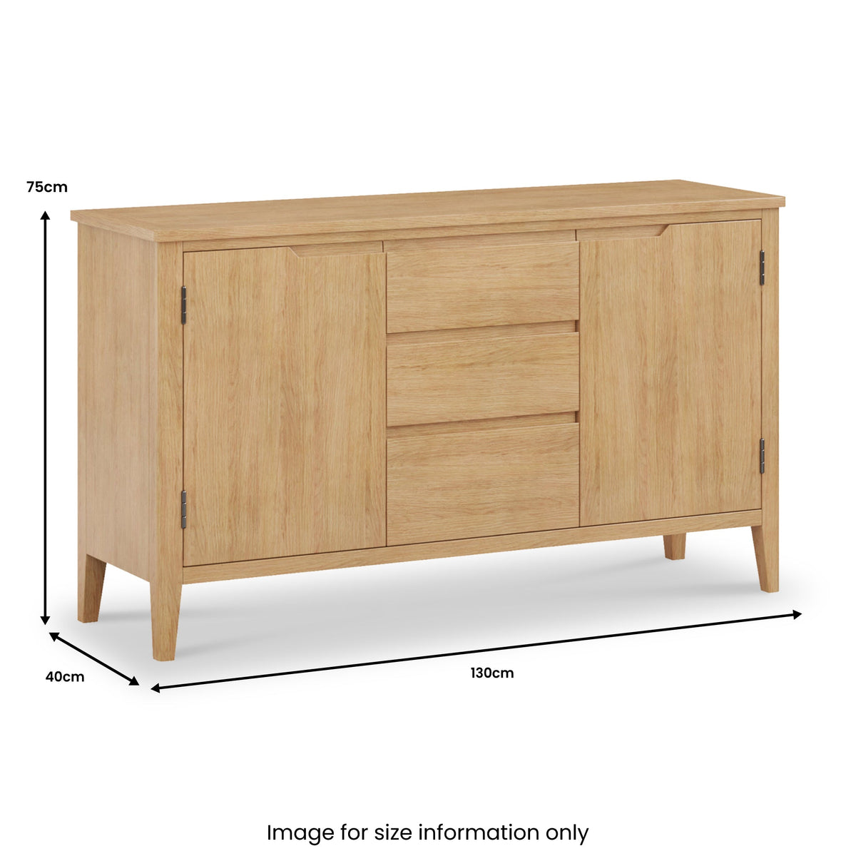 Durham Oak Large Sideboard