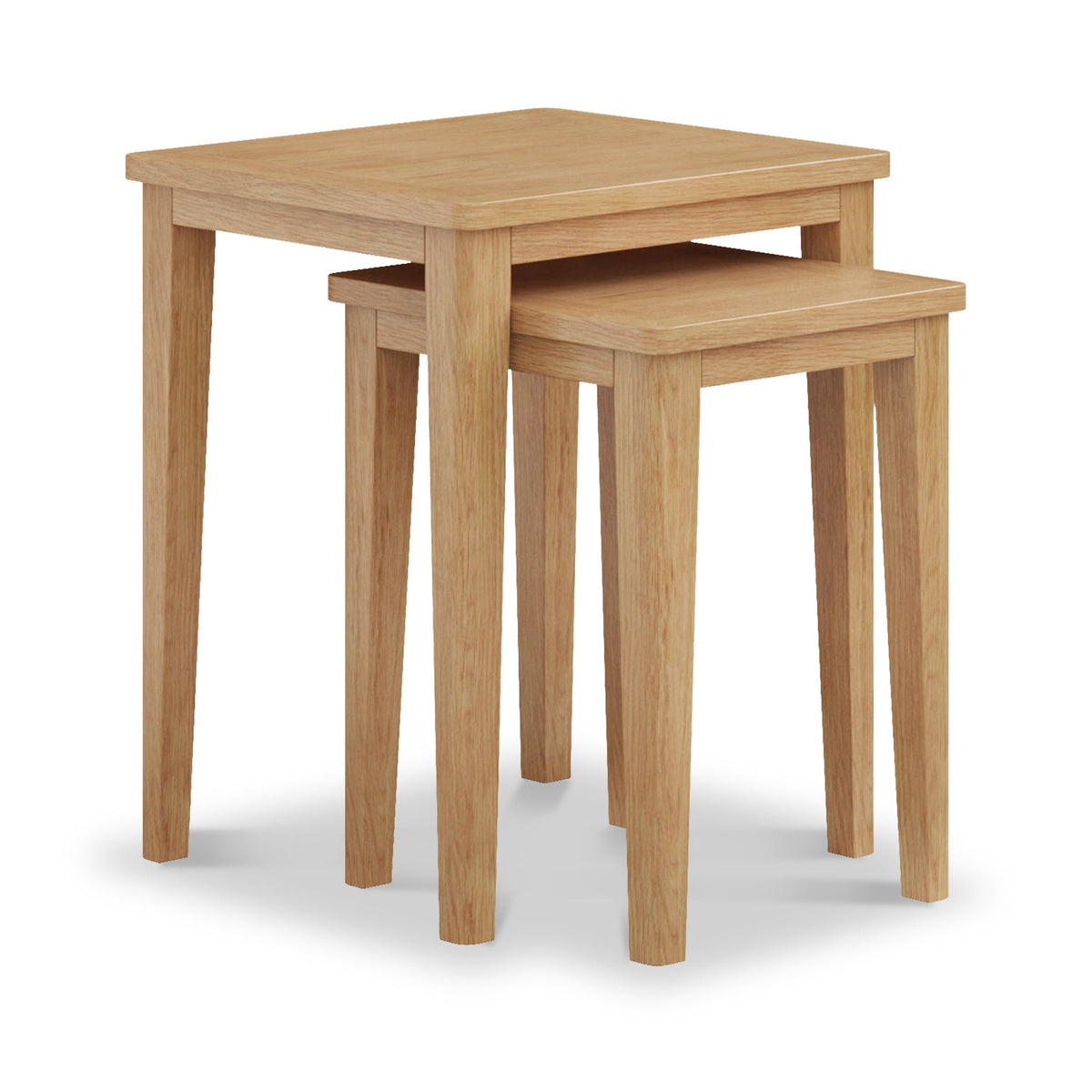 Durham Oak Nest of 2 Tables