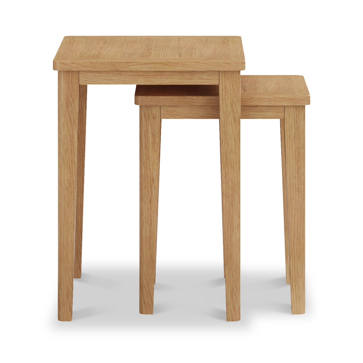 Durham Oak Nest of 2 Tables