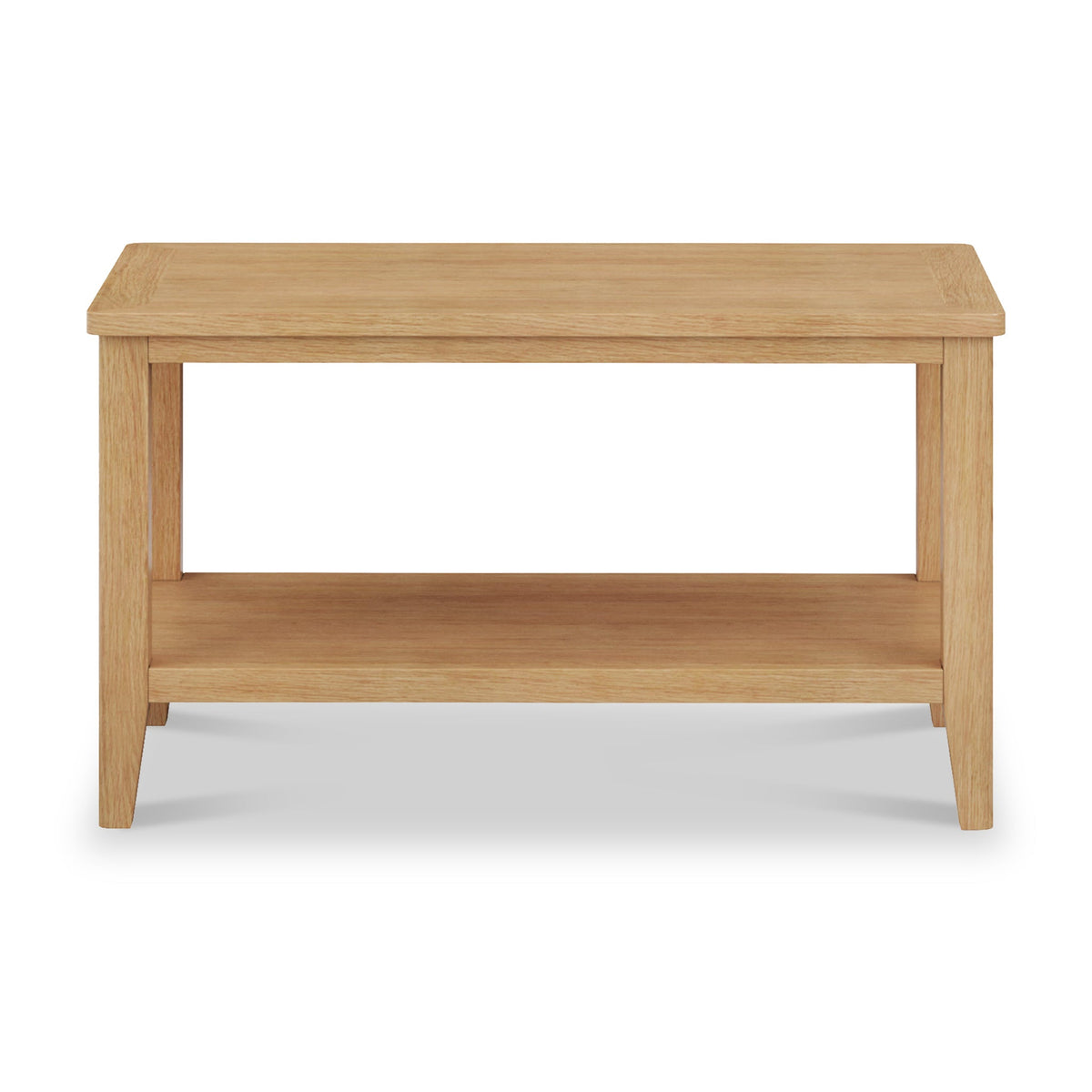 Durham Oak Coffee Table with Shelf