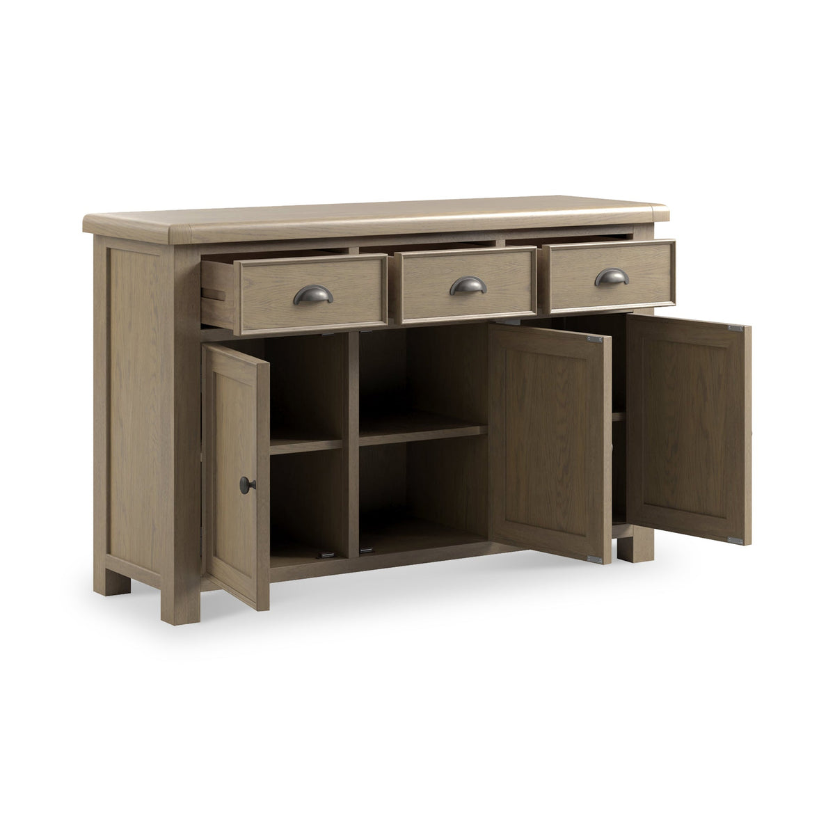 Taunton Smoked Oak Large Sideboard