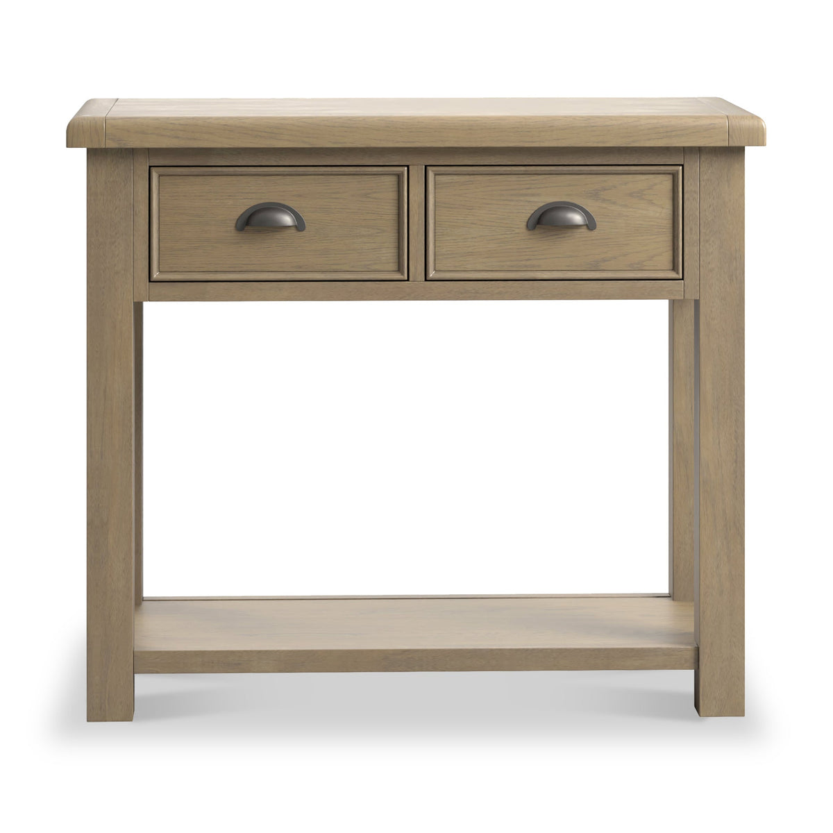 Taunton Smoked Oak 2 Drawer Console Table