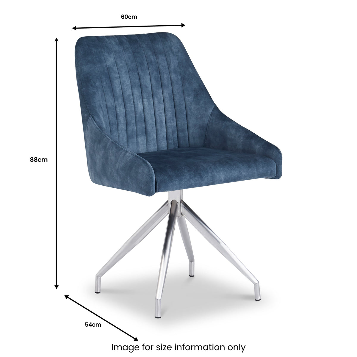 Lawson Velvet Swivel Dining Chair with Silver Legs