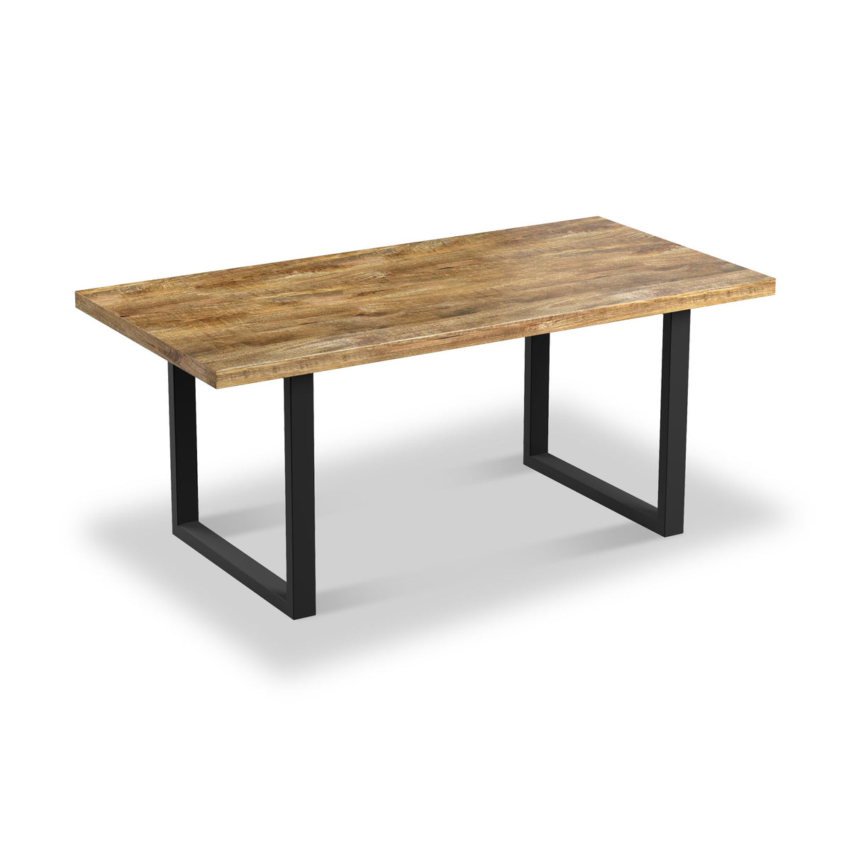 Abel Mango Wood 180cm Dining Table with U Leg