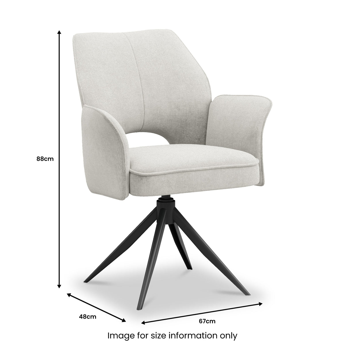 Arlo 360 Swivel Dining Chair