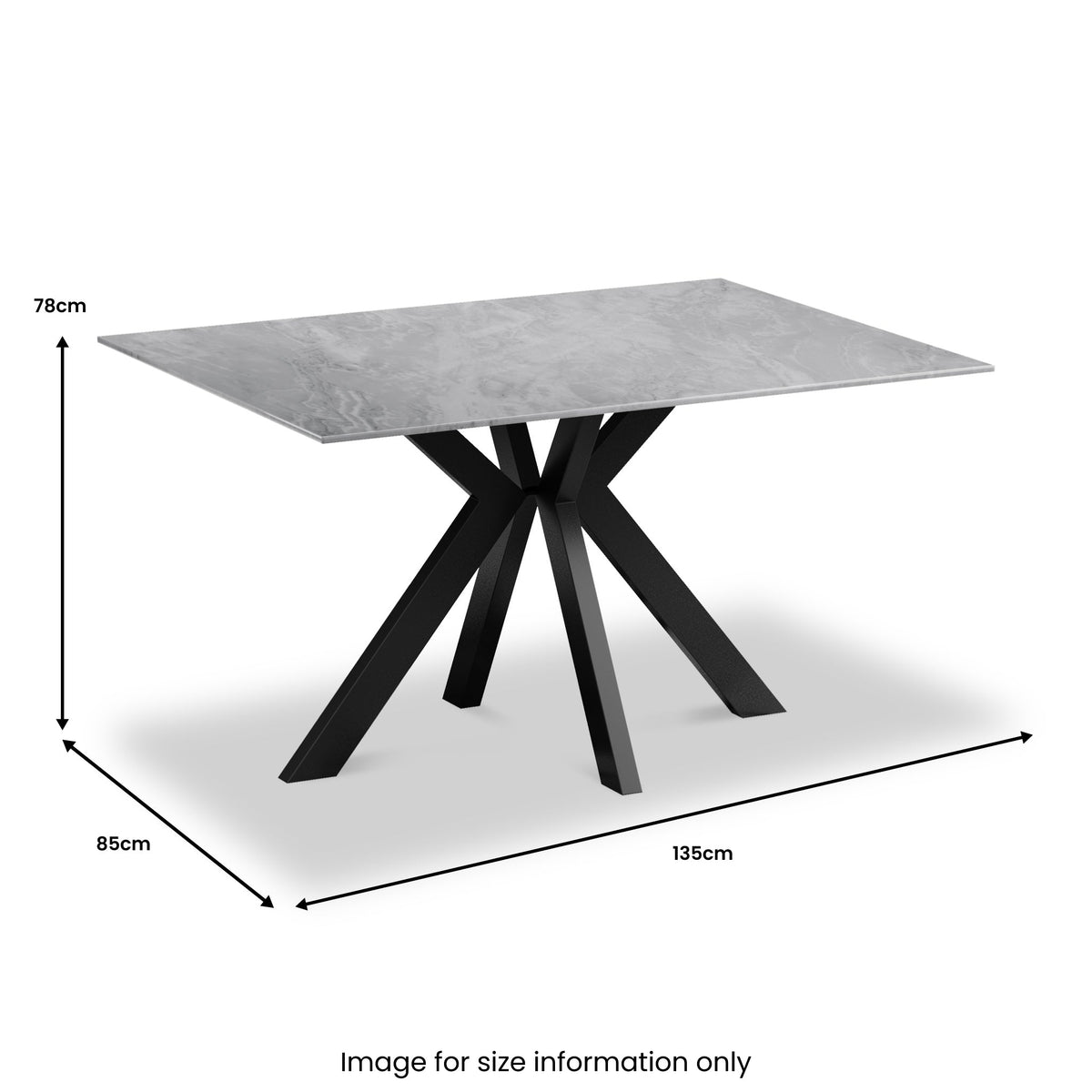 Arvell Ceramic Dining Table