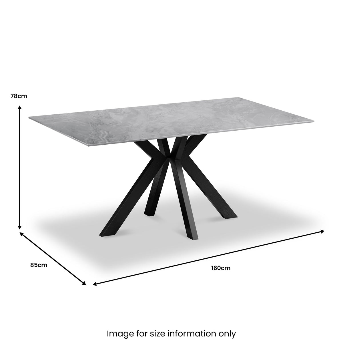 Arvell Ceramic Dining Table