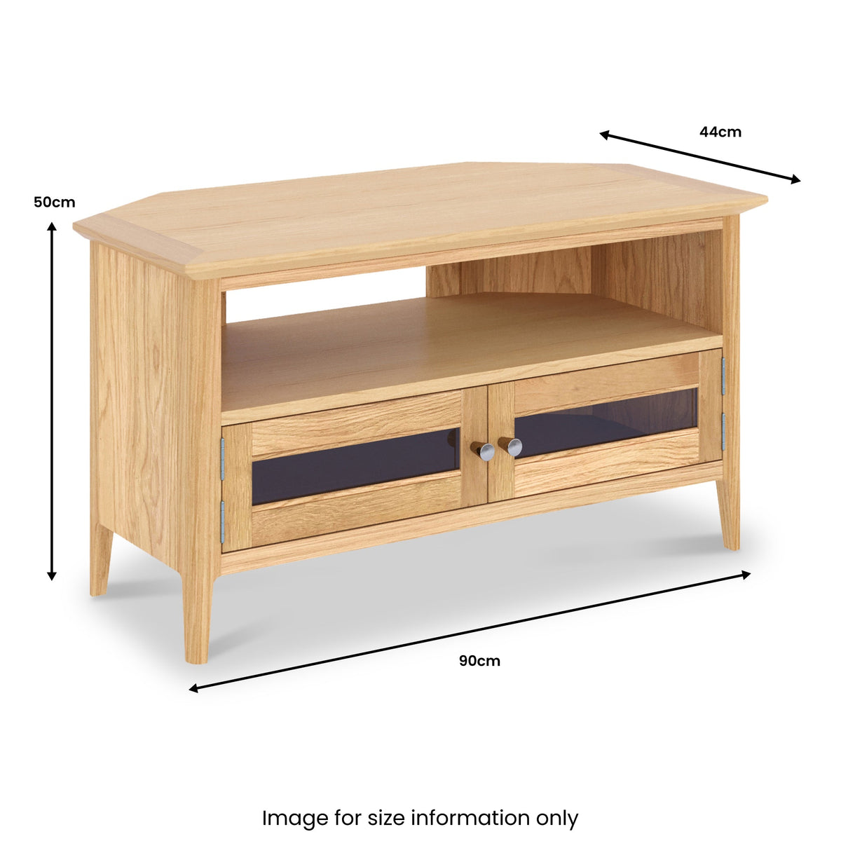 Towan Glass Corner TV Unit