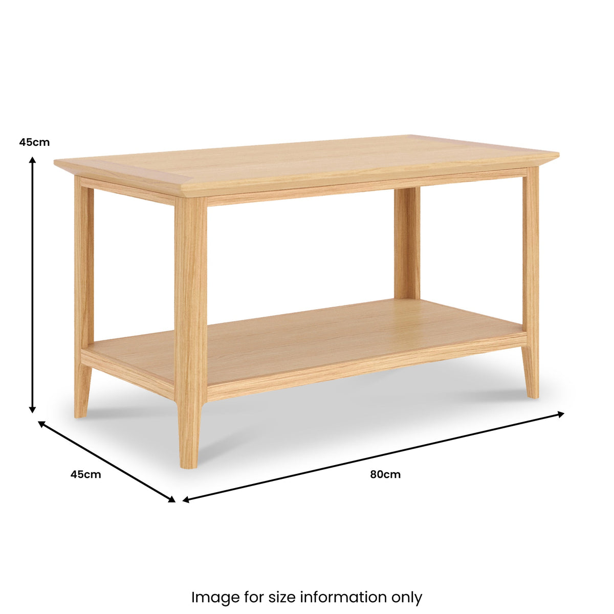 Towan Coffee Table With Shelf