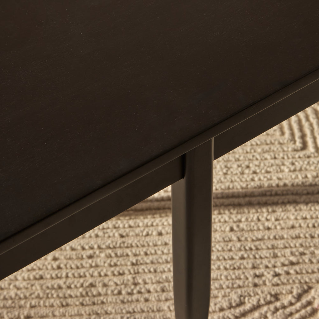 Tilly 150cm Wooden Bench - Black Oak