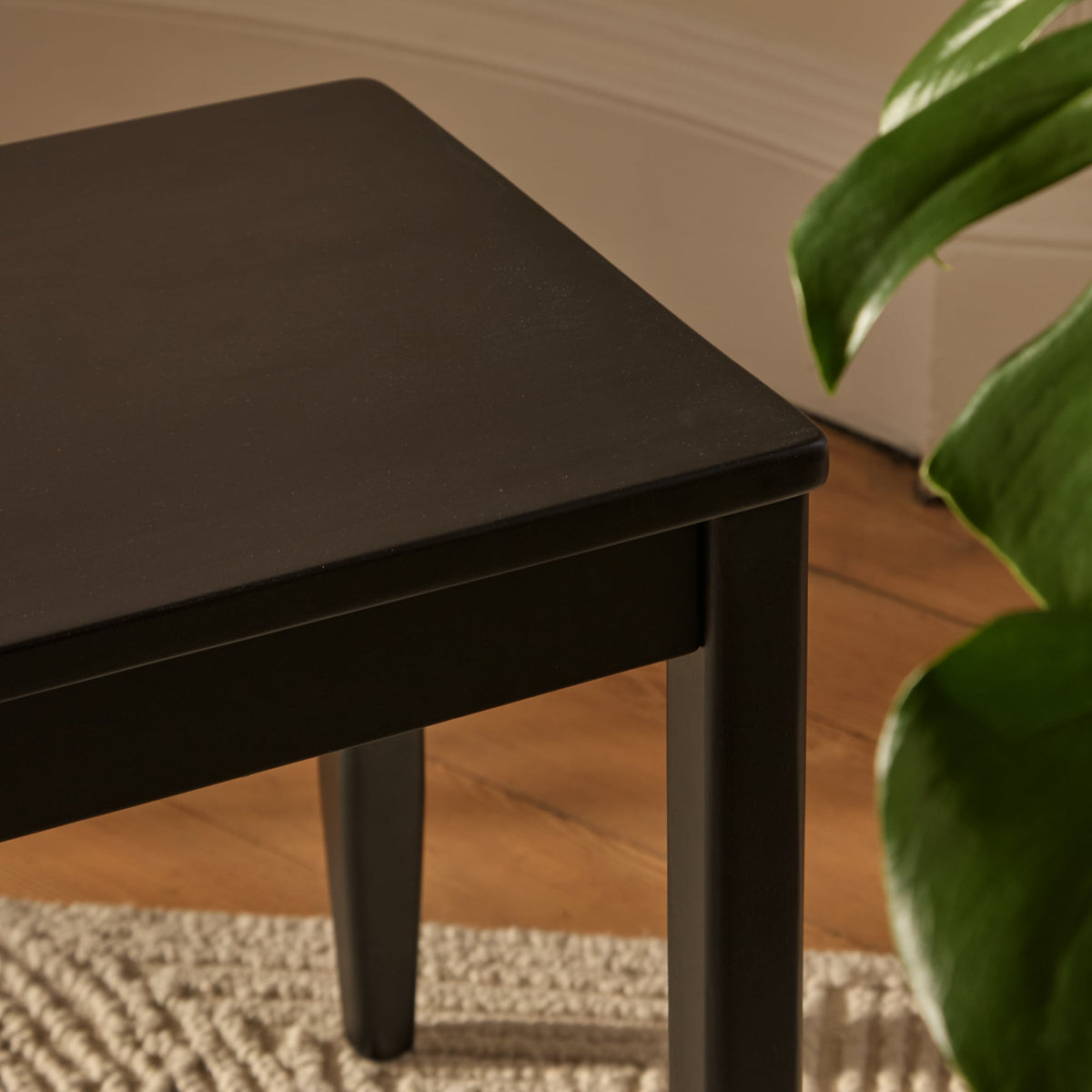 Tilly 150cm Wooden Bench - Black Oak