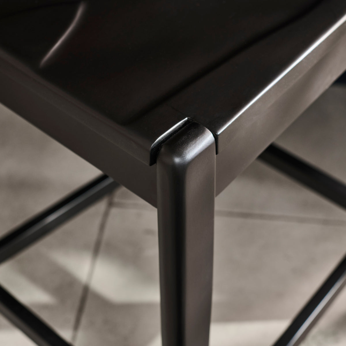 Tilly Bar Stool - Black Oak