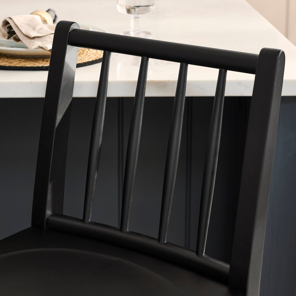 Tilly Bar Stool - Black Oak