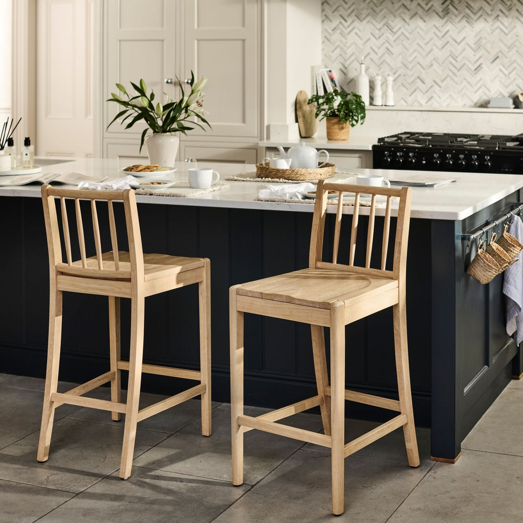 Tilly Bar Stool - Whitewash Oak