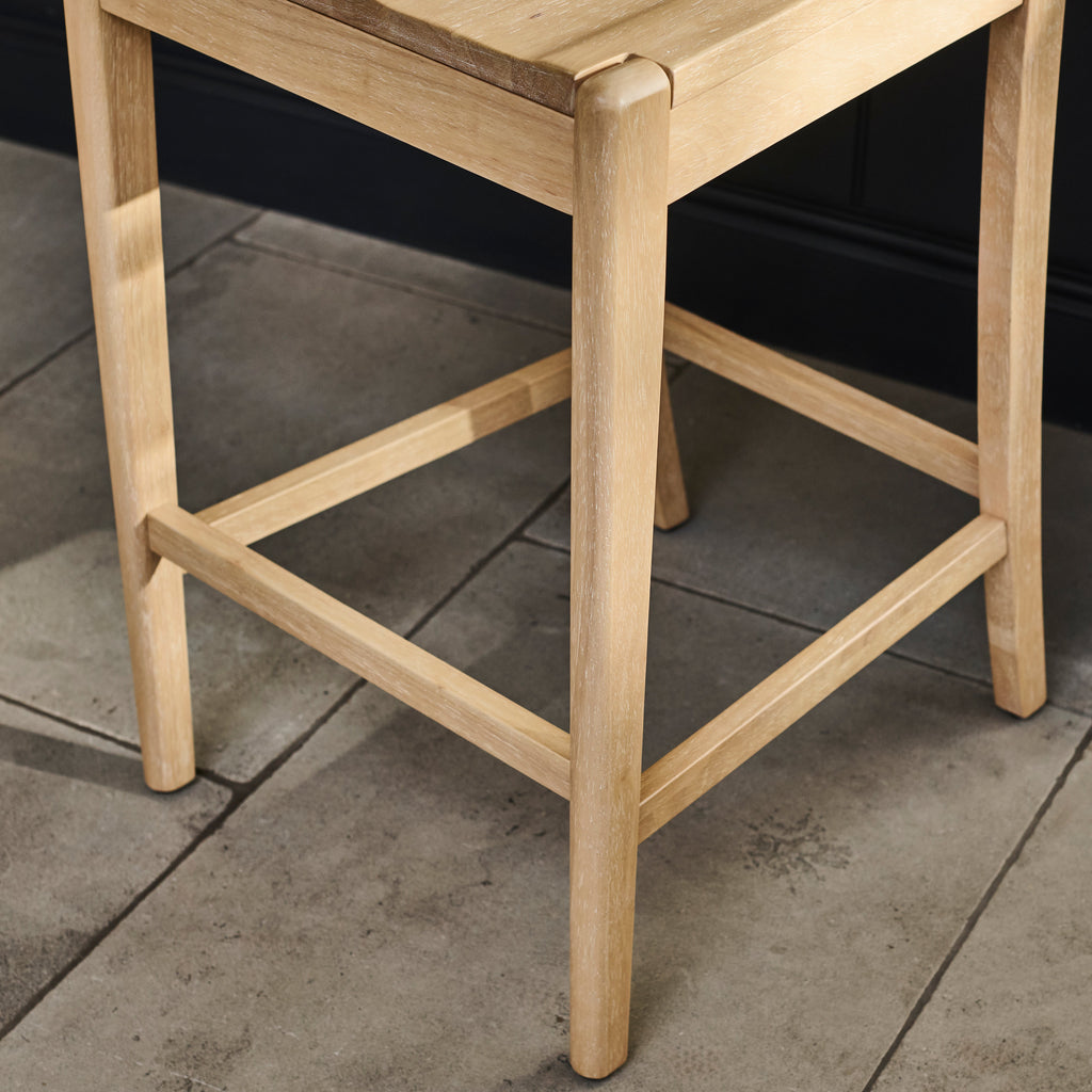Tilly Bar Stool - Whitewash Oak