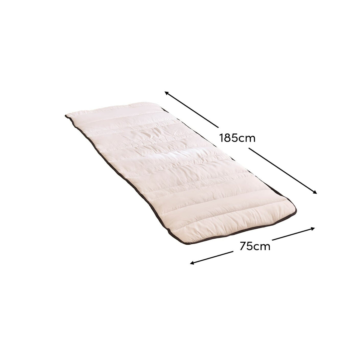 Outlet - Una Single Sofa Bed Topper - White