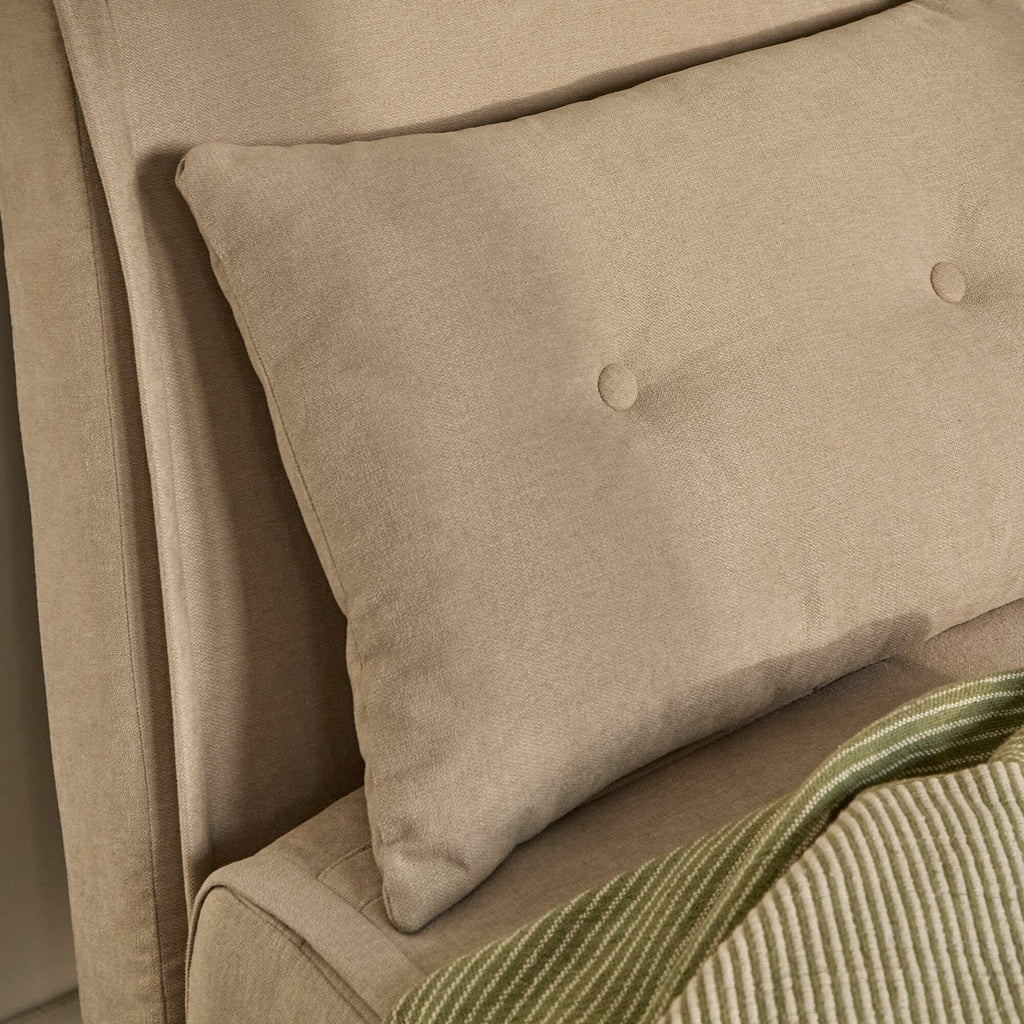 Una 2 Seater Double Sofa Bed - Soft Beige