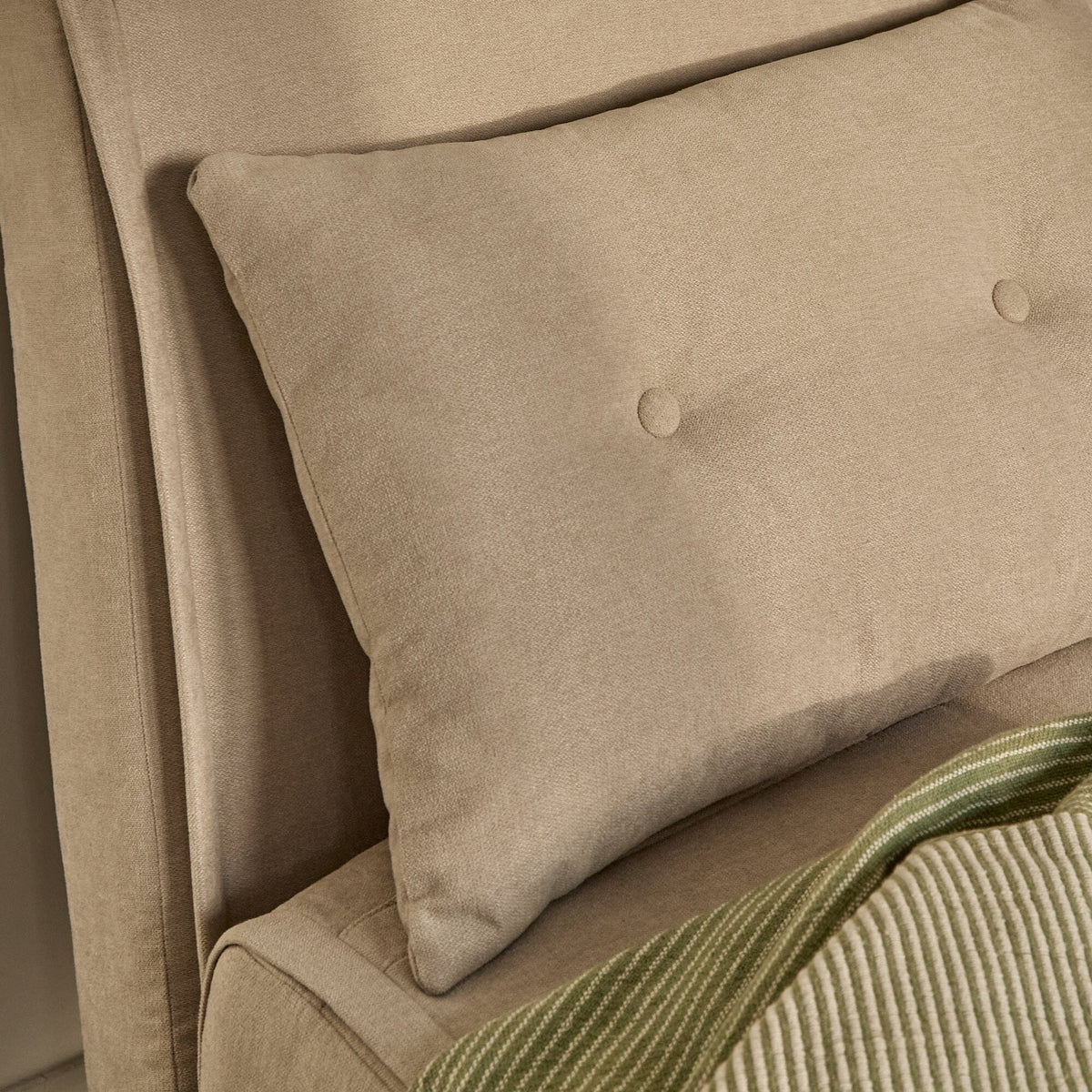 Una 2 Seater Double Sofa Bed - Soft Beige