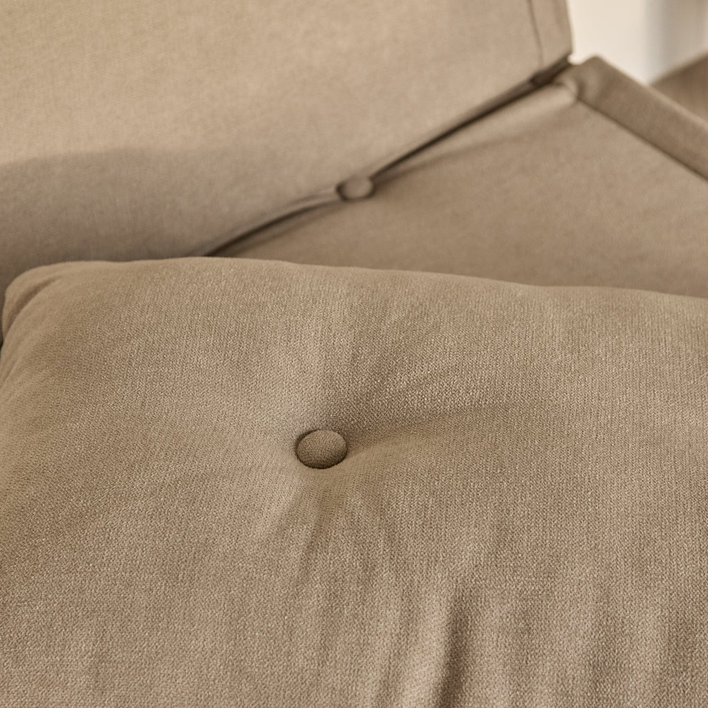 Una 2 Seater Double Sofa Bed - Soft Beige