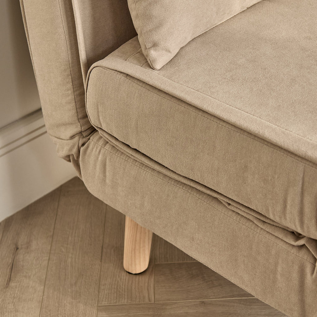 Outlet - Una Single Sofa Bed - Soft Beige