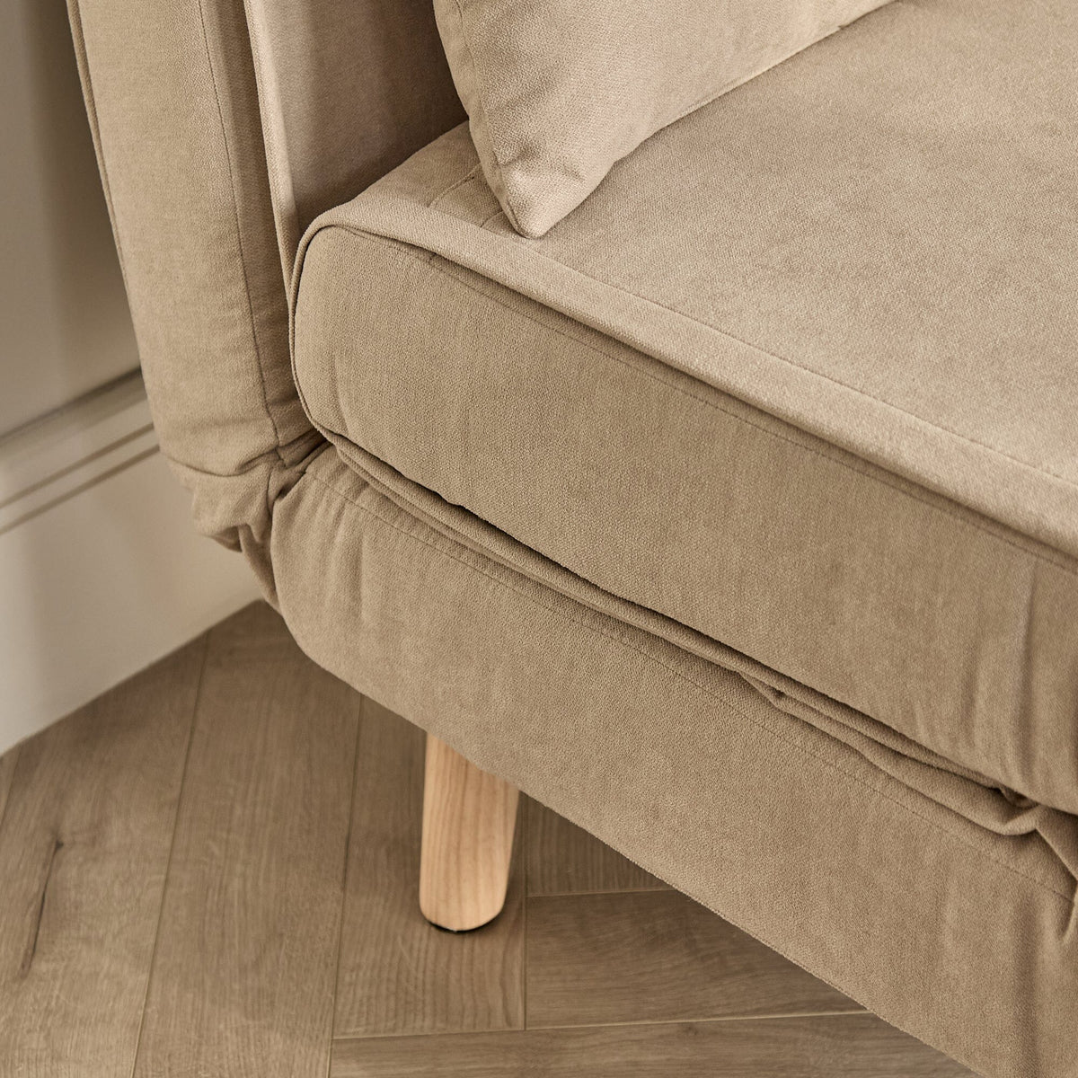 Outlet - Una Single Sofa Bed - Soft Beige