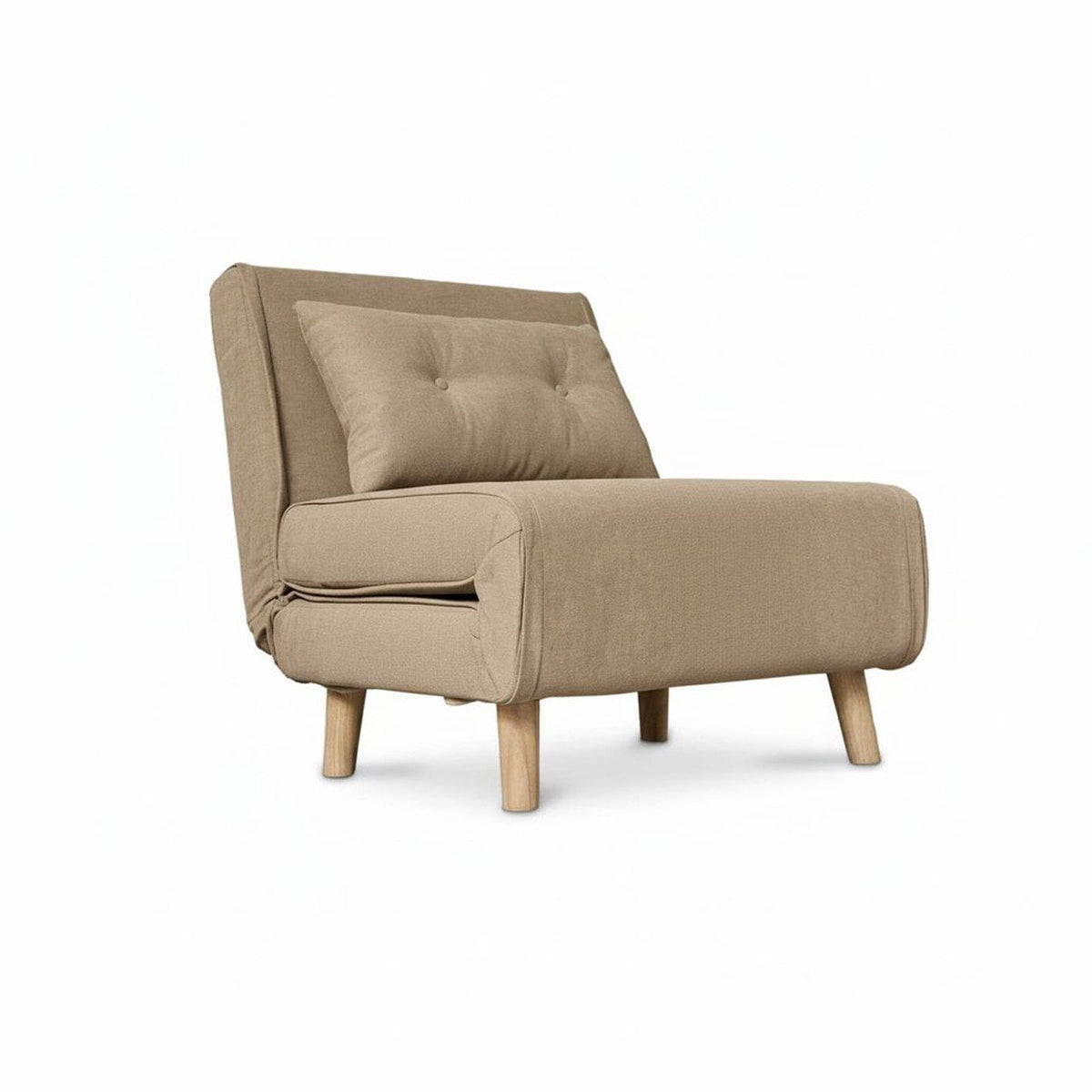 Una Single Sofa Bed - Soft Beige