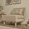 Una Single Sofa Bed - Soft Beige