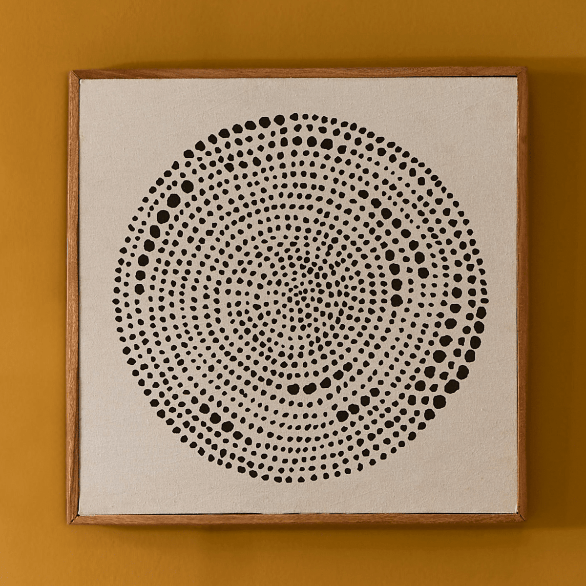 Umari 50x50cm Wall Art - Circle Print on Cotton - II