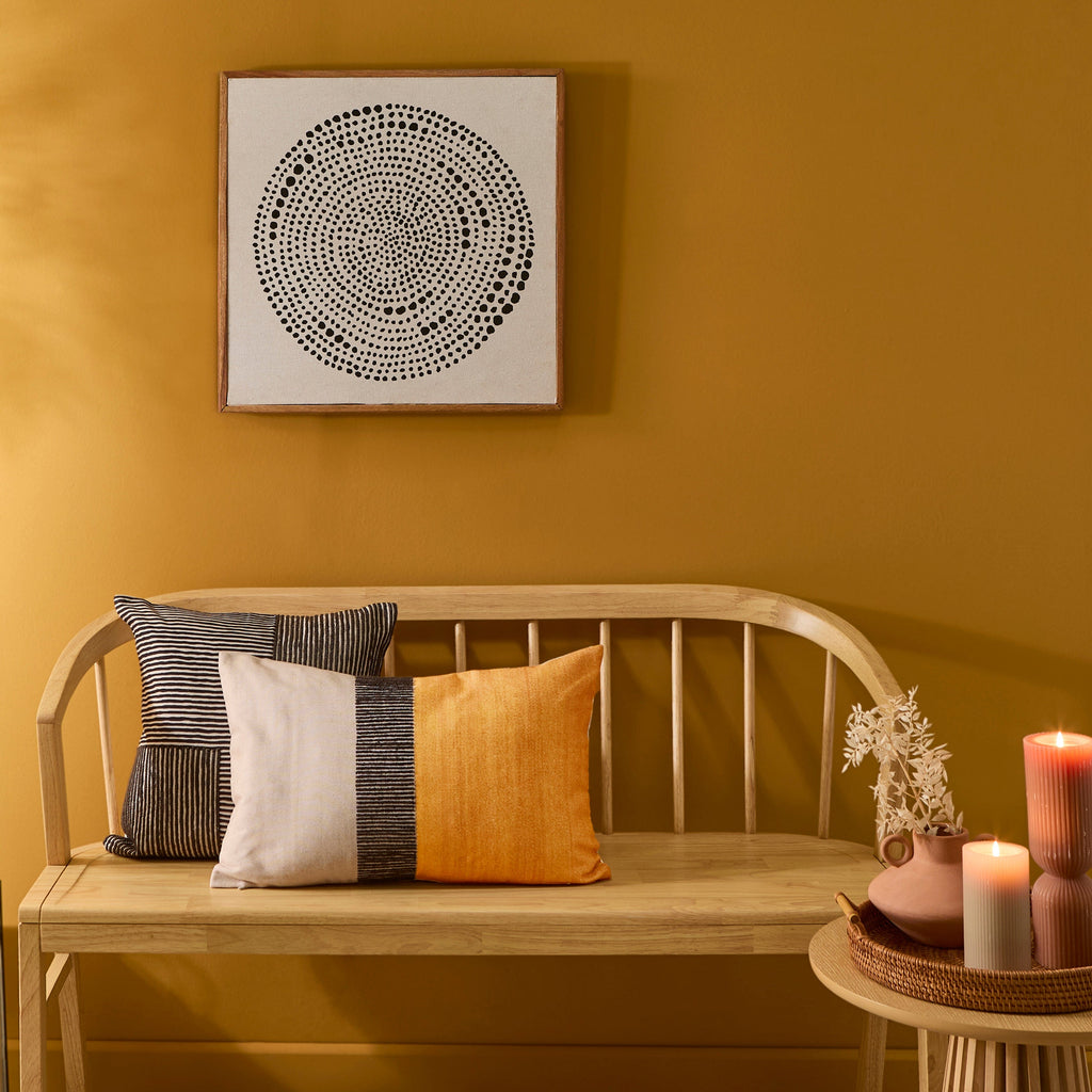 Umari 50x50cm Wall Art - Circle Print on Cotton - II
