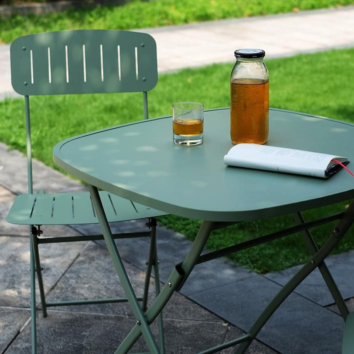 Venice 70cm Square Bistro Set