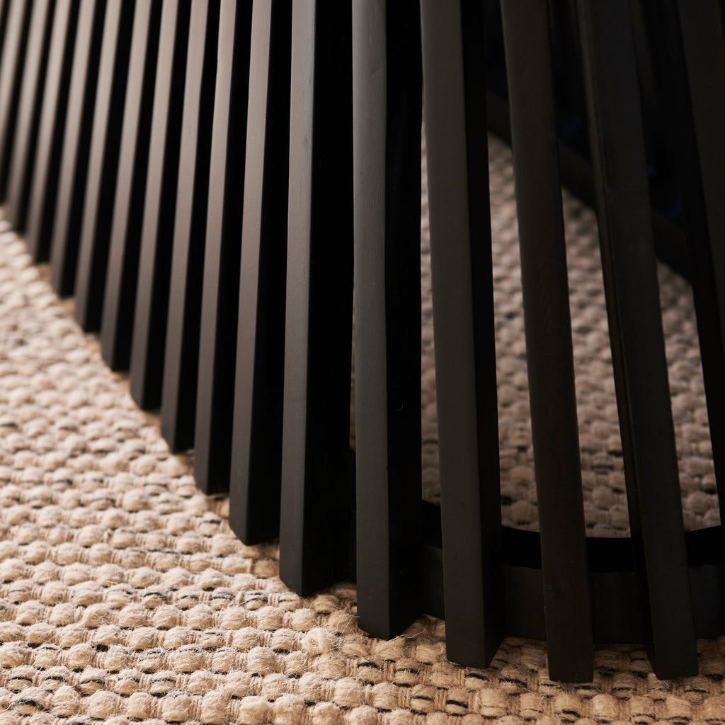 Outlet - Willow Black Oval Coffee Table