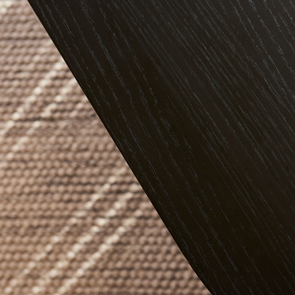 Outlet - Willow Black Oval Coffee Table