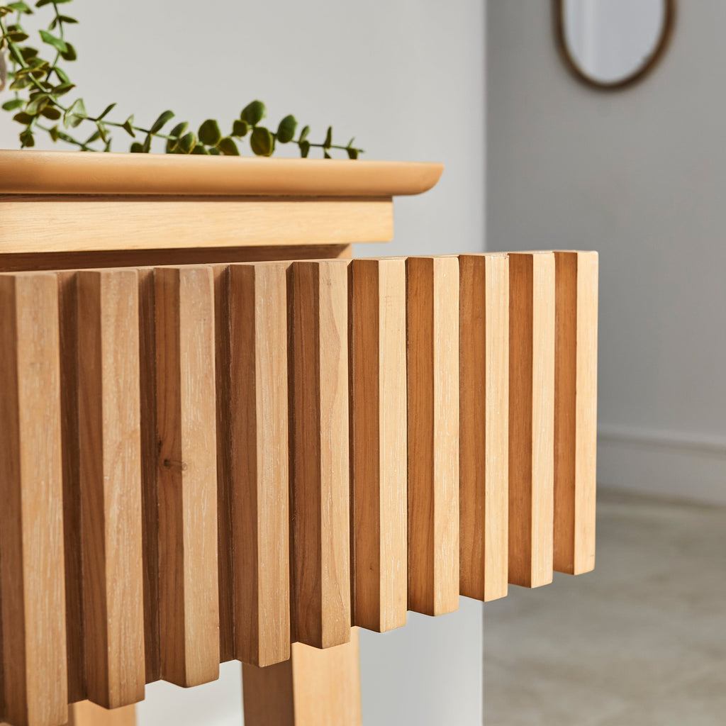Willow Whitewash Oak Console Table