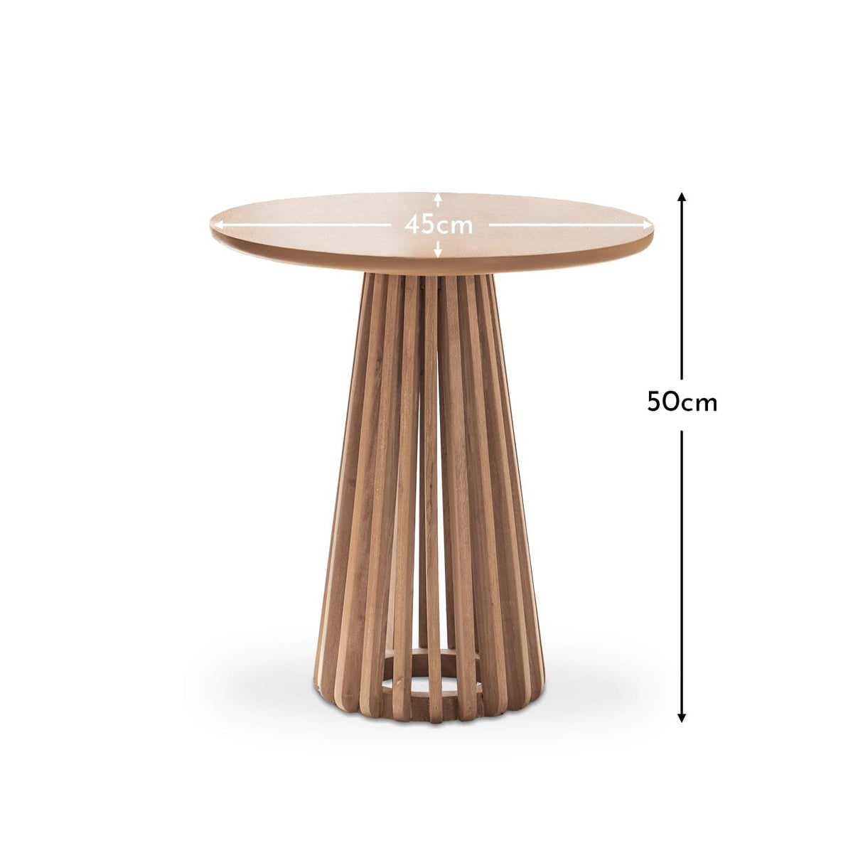 Willow Side Table - Whitewash Oak