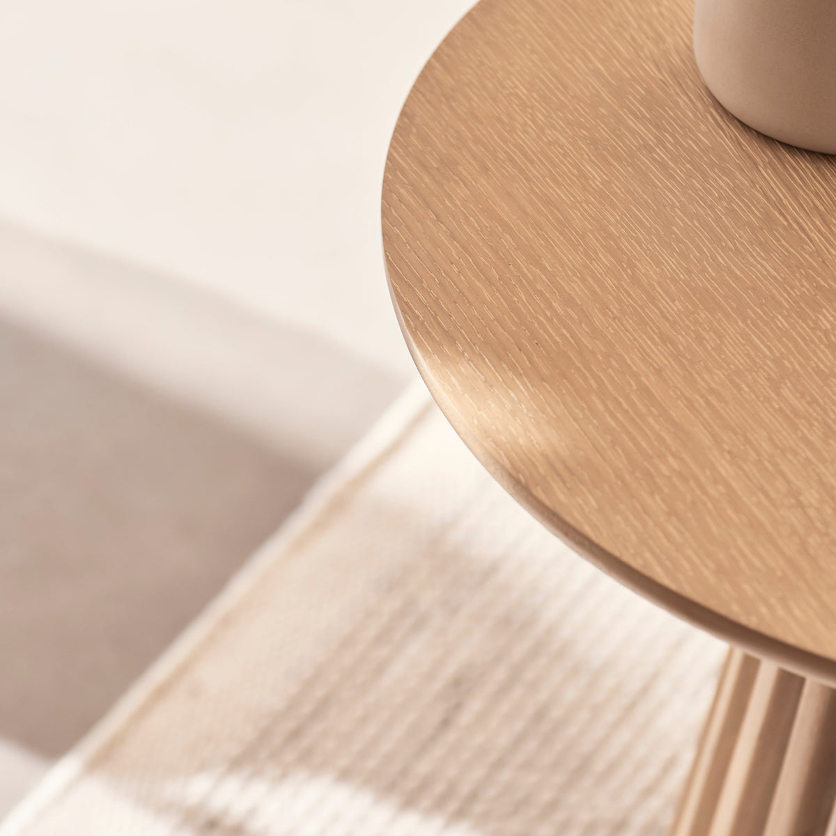 Willow Side Table - Whitewash Oak