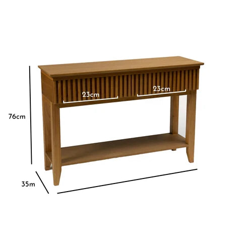 OUTLET - Willow Pale Oak Console Table