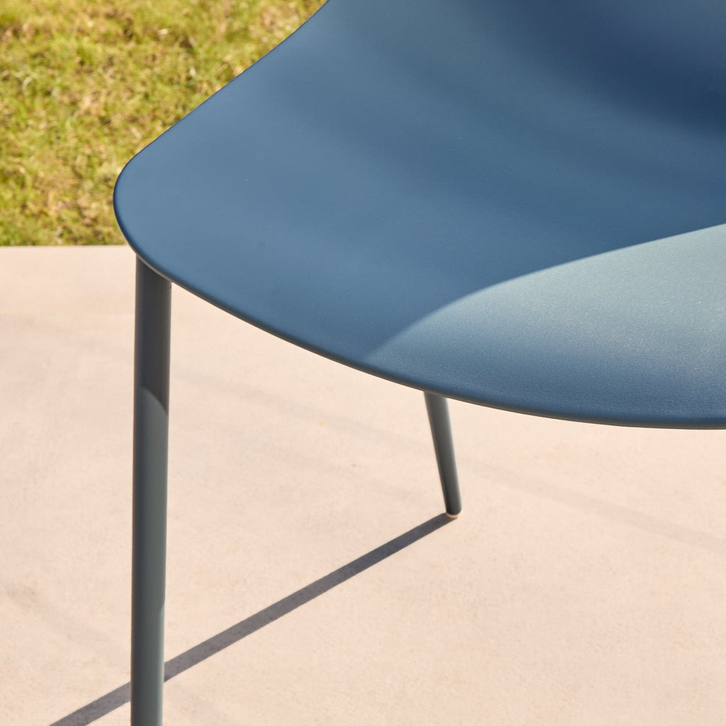 Wren Denim Blue Garden Chairs - Set of 2