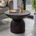 Outlet - Zaliki Black Concrete Coffee Table