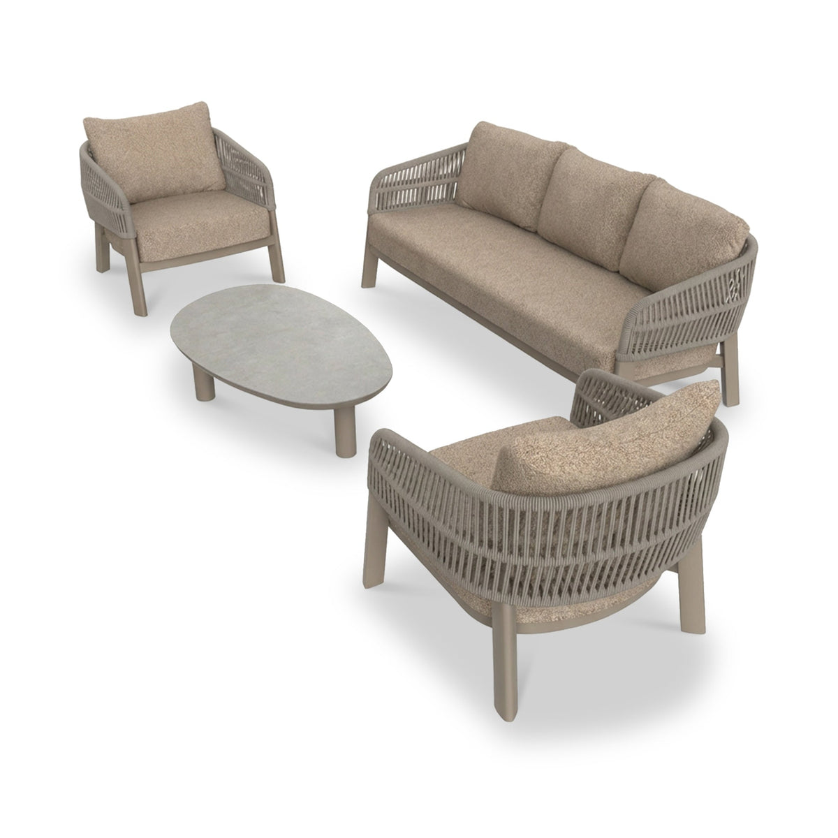 Zuro 5 Seater Lounging Set with Coffee Table