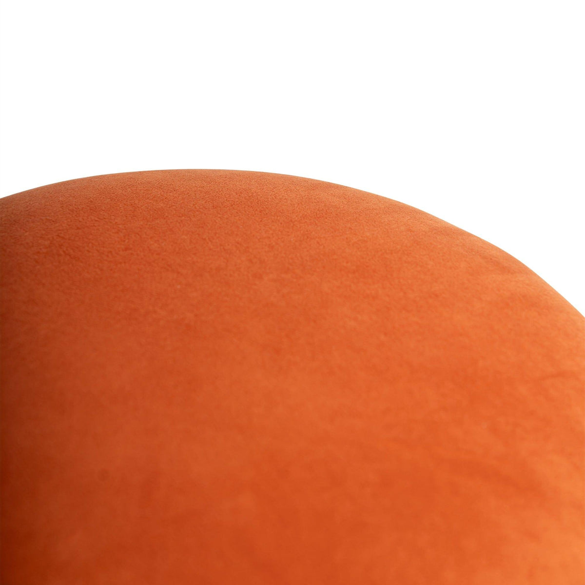 Abigail Storage Pouffe/Footstool - Burnt Orange