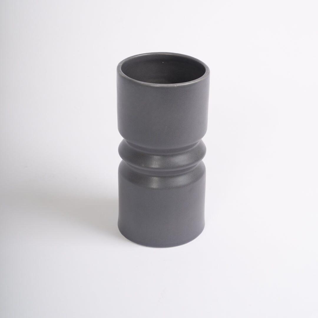 Ackton 25cm Ceramic Vase - Grey
